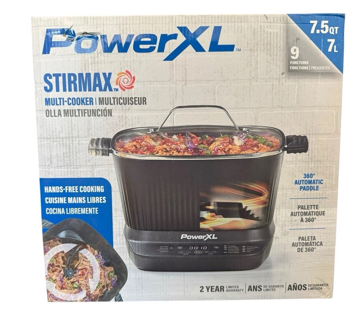 STIRMAX 7.5 Quart Digital Multi-Cooker with Automatic Paddle to Stir and Shred! gallery