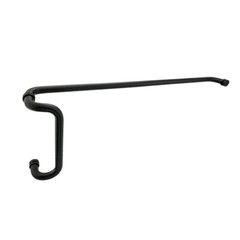 CEL Round Solid Aluminum Storefront Door Pull Handle and Push Bar Set – 10″X33″