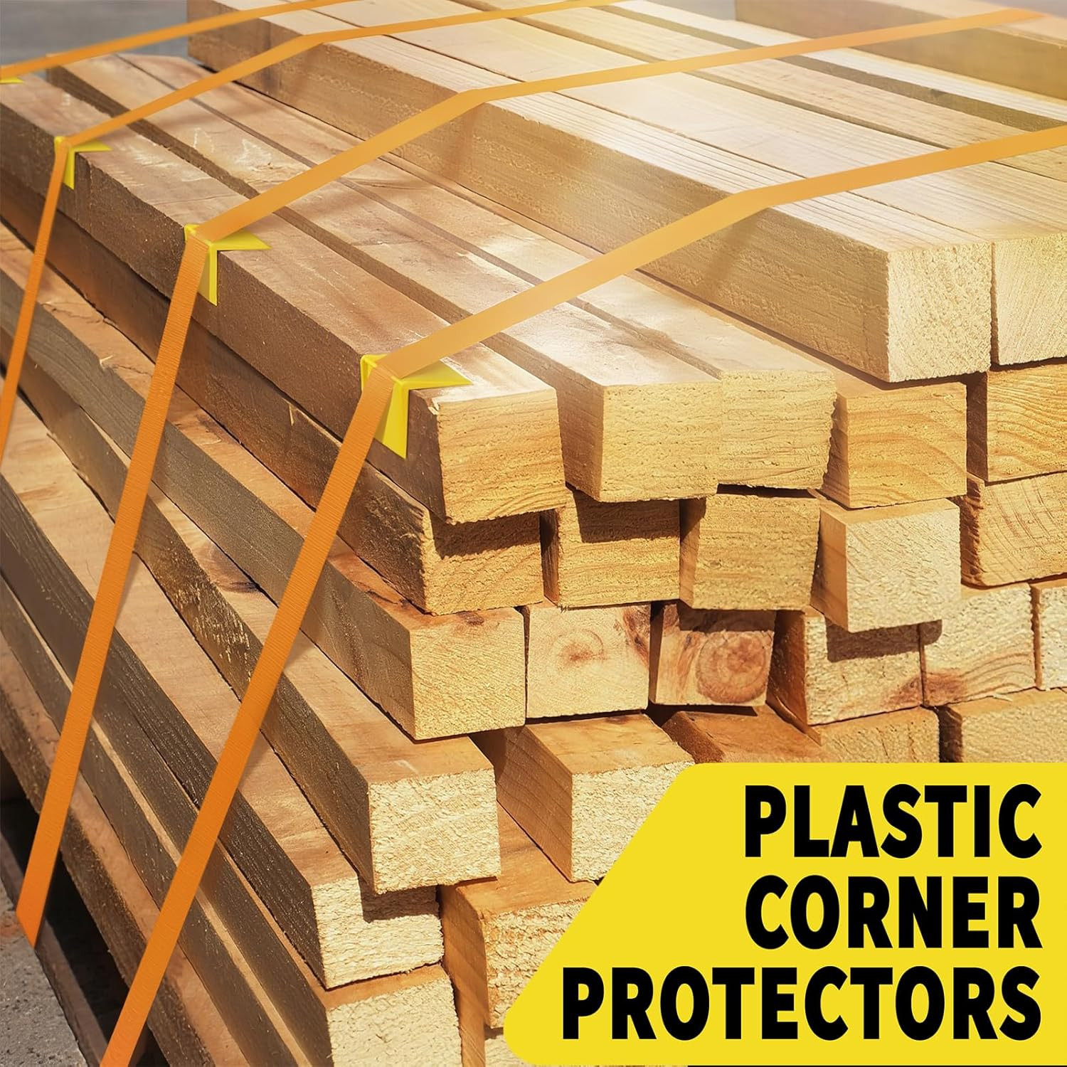 20-Pack 2 X 2" V-Shaped Corner Edge Protectors Heavy Duty Industrial Tie Down gallery
