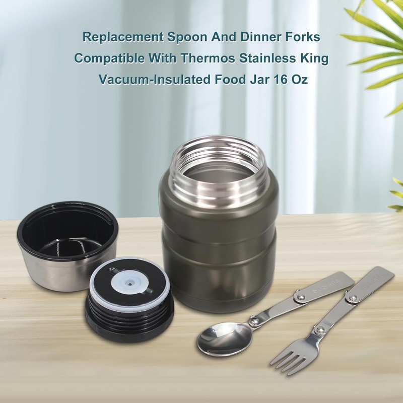 Replacement Spoon and Dinner Forks patible with Food Jar 16 Oz gallery
