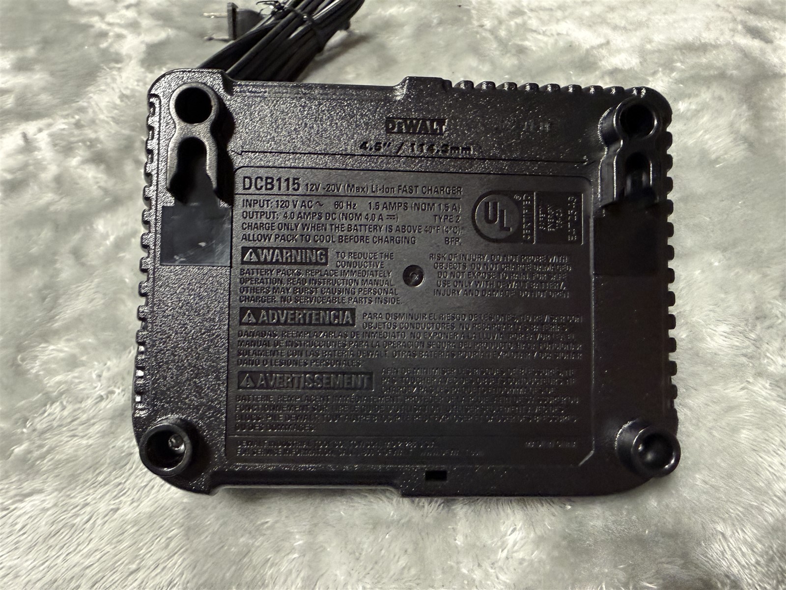 DEWALT DCB115 LITHIUM ION BATTERY CHARGER gallery