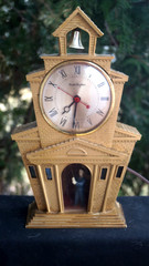 Vintage 1960s Mastercrafters 560 Animated Church Novelty Clock – READ