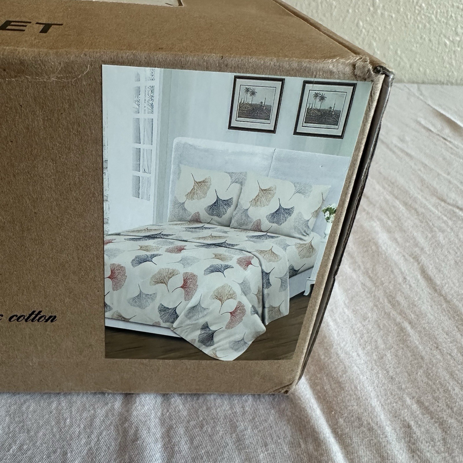 Tree Organic 100% Premium Quality Cotton 2000 King Sheet Set Botanical New gallery