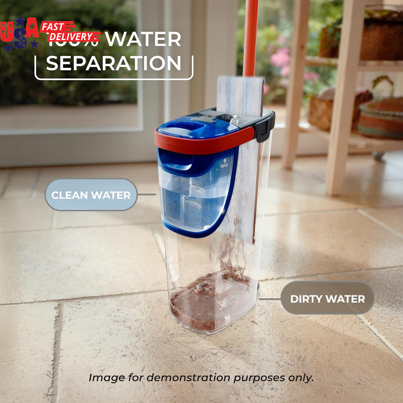O-Cedar H2Pro Flat Mop System | Quick Everyday Cleaning | Dual-Tank Fresh Water gallery