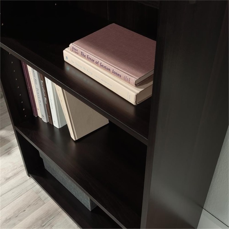 Sauder Beginnings 3-Shelf Bookcase in Cinnamon Cherry gallery