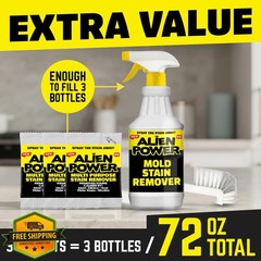 Alien Power Mold Mildew Stain Remover Spray 3 Packet Set