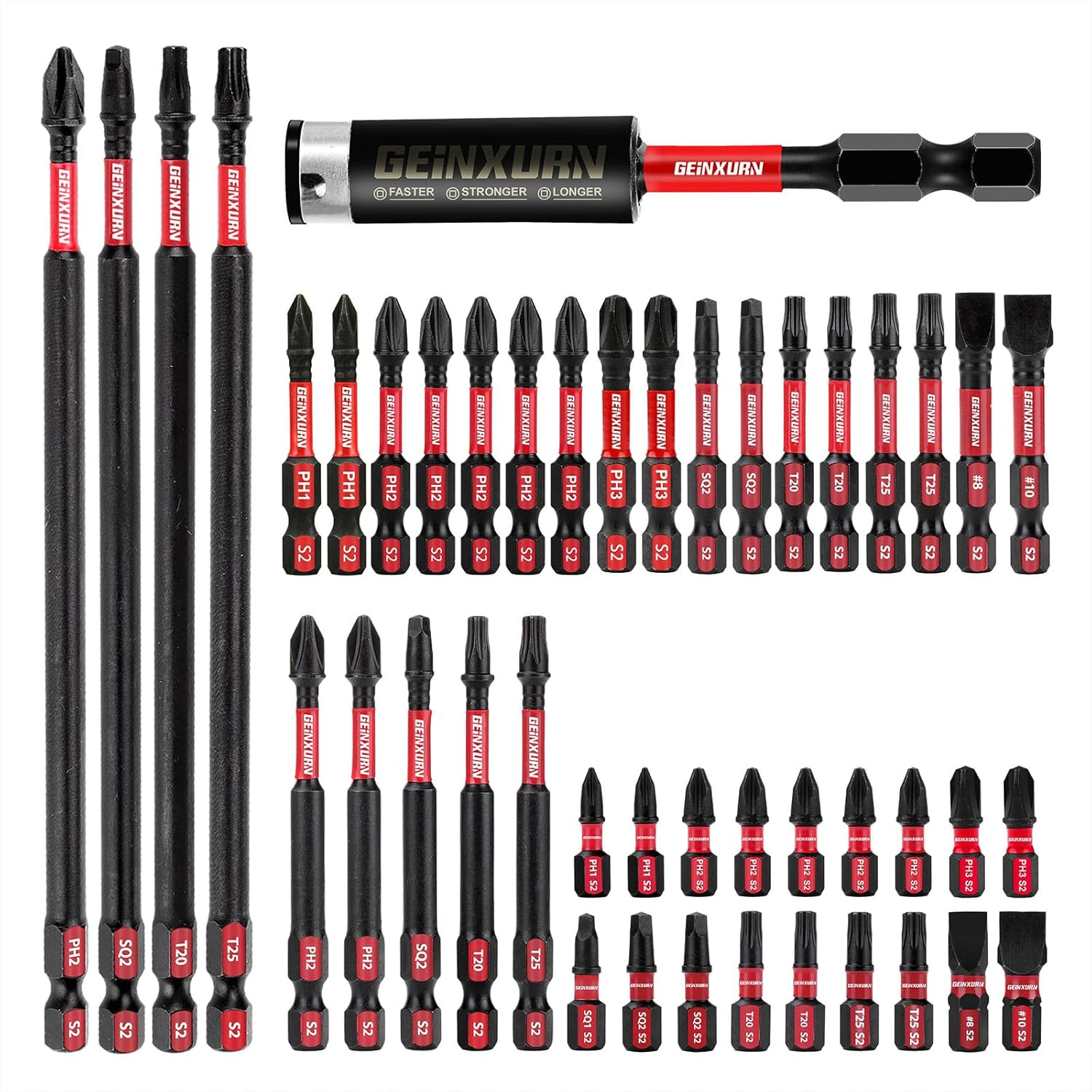 Impact Tough Magnetic Mixed 45Pack Insert Driver Bits, S2 Alloy Steel gallery