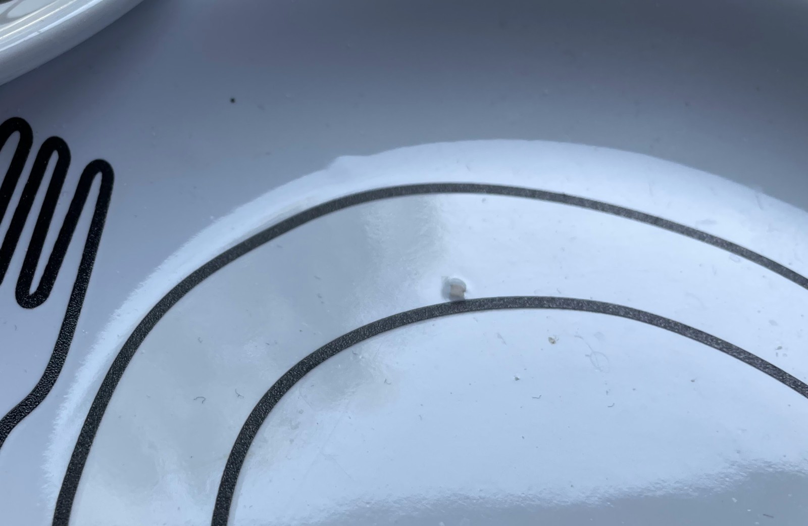 Fred BITE SIZED white Ceramic Appetizer Plates, Set of 4, Duncan Shotton, round gallery