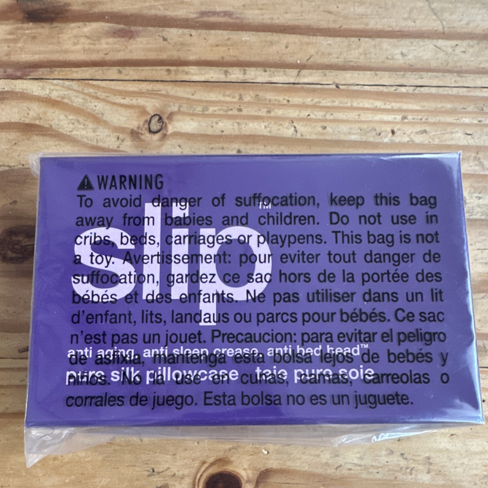 Slip Pure Silk Pillowcase Standard Purple Hypoallergenic Luxury Bedroom gallery