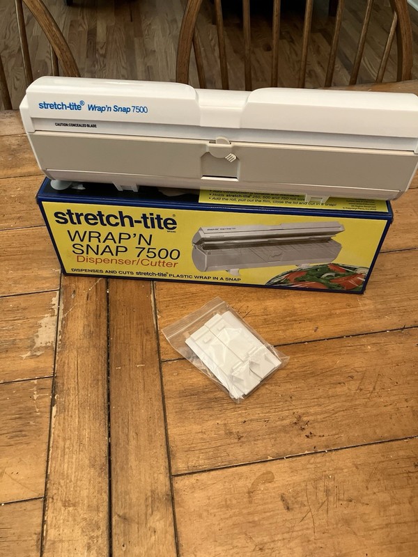Stretch-Tite Wrap'N Snap 7500 Dispenser/Cutter Plastic Food Wrap New in Box gallery