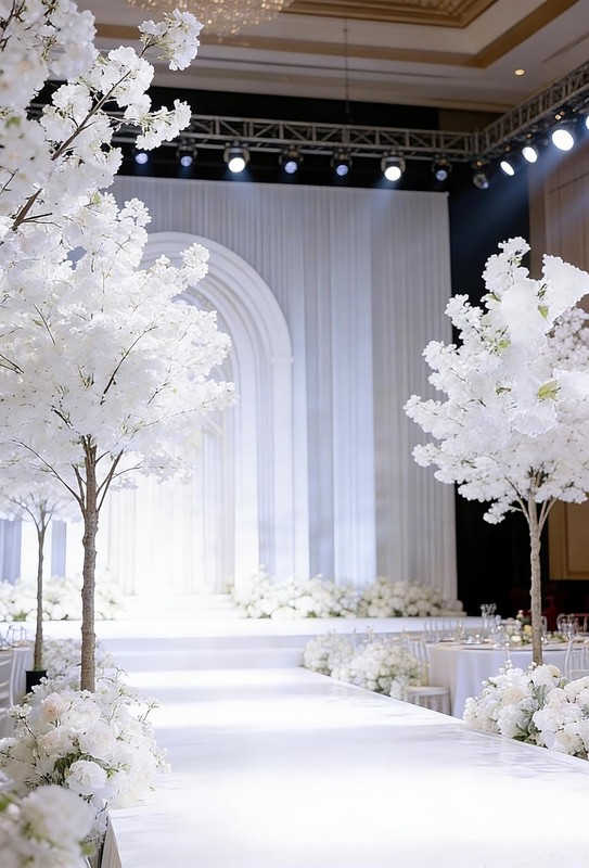 6FT Artificial Cherry Blossom Tree, Realistic Fake Cherry Blossom Tree in Pot... gallery