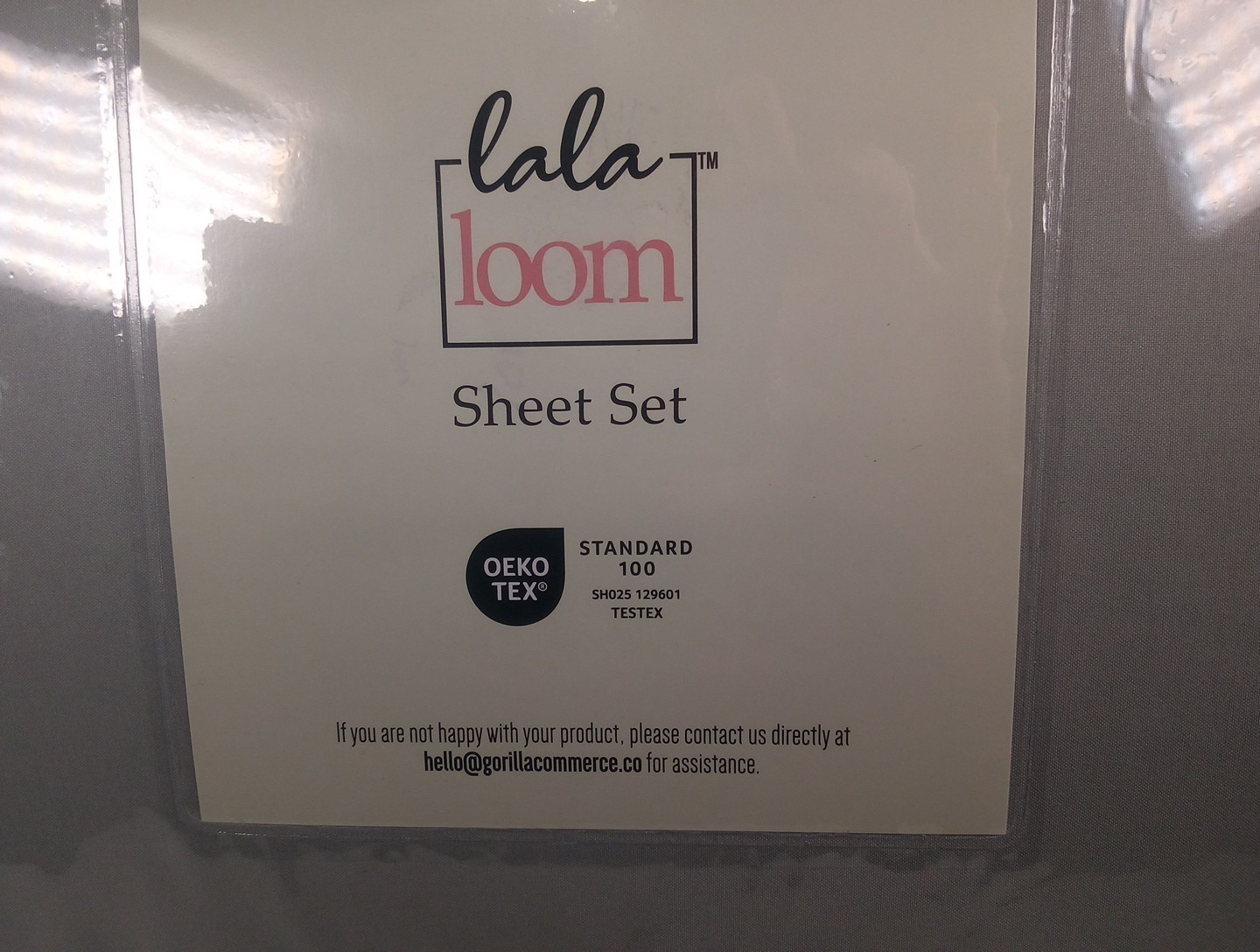 lalaLOOM Twin Bed Sheet Set Soft Microfiber Luxury Bedding, GRAY -Twin Size- gallery