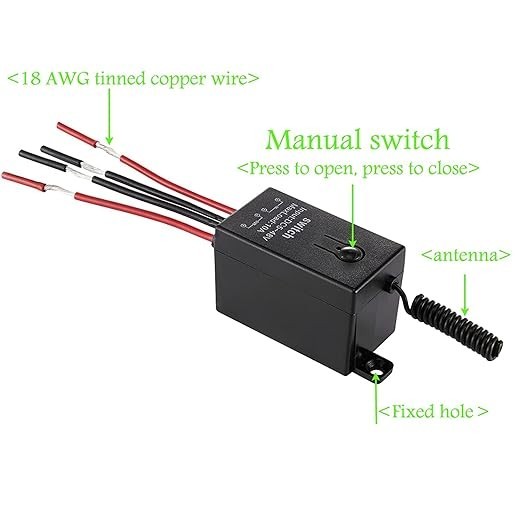 Kill Switch Mini Wireless Relay Remote with on and off switch gallery