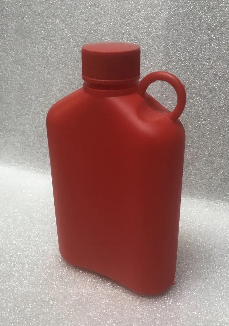 Plastic Alcohol Flask - Red - 2 Pack - 300ml - 10oz Free Shipping gallery
