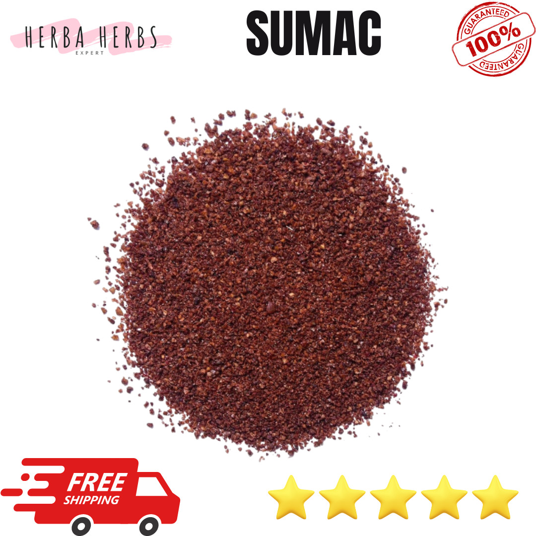 Organic Natural Sumac Baladi Spice Sumach Ground Summaq Rhus سماق بلدي عجلوني gallery