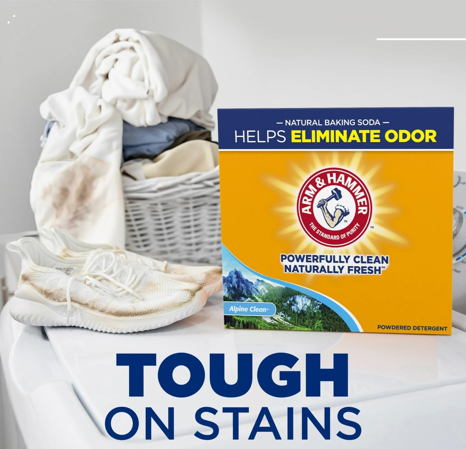 ARM & HAMMER Powder Laundry Detergent, Alpine Clean, 9.56 lbs, 155 Loads gallery