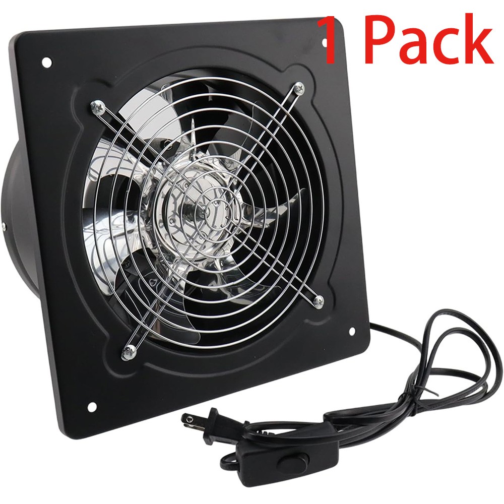 8 inch Exhaust Fan Ventilation Extractor Fan 110V Wall-Mounted Blower Duct Fan gallery