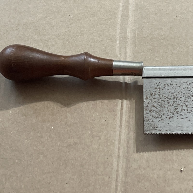 True Value Master Mechanic Dovetail Saw 12 Point 10" USED Wood Handle gallery