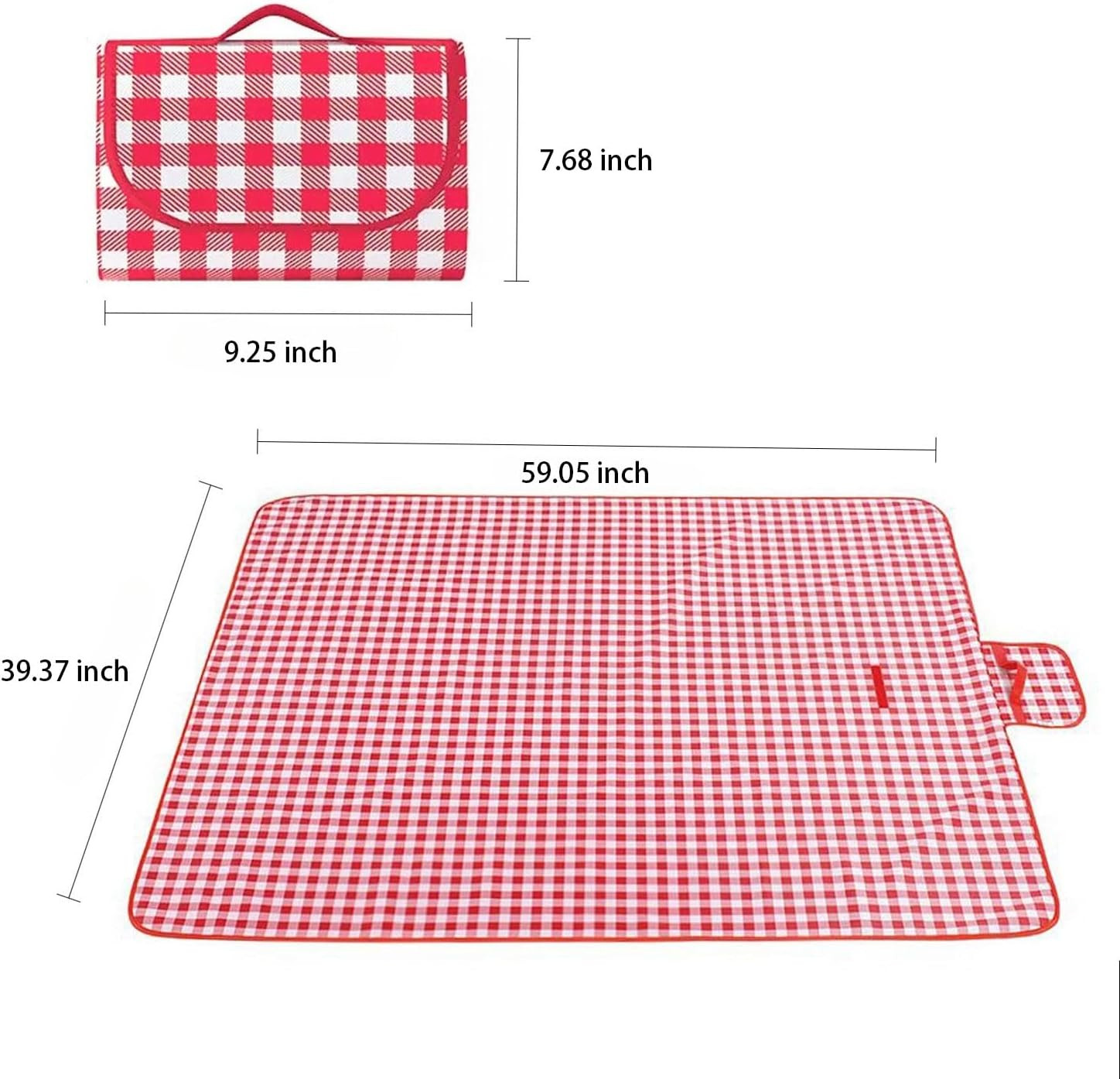 Large Picnic Blanket Waterproof and Sand Proof -59x39 inch Large Outdoor Beach M gallery