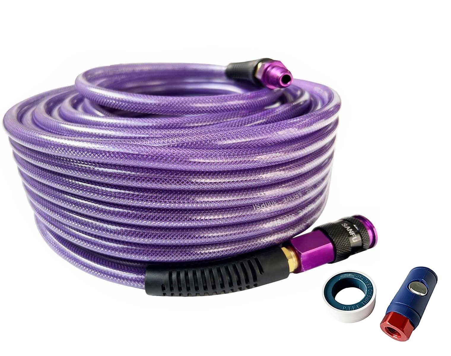 SANFU Polyurethane(PU) Air Hose 1/4-Inch x 100ft Reinforced, lightweight, Fle... gallery