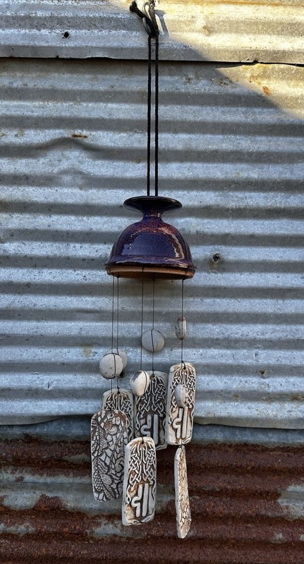 handcrafted ceramic wind chime decorative hanging round &rectangular pendants gallery