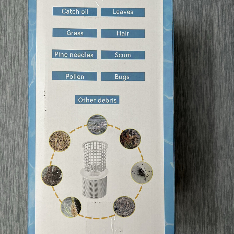 Automatic Surface Pool Skimmer - Floating Debris Catcher for Above Ground Pools gallery