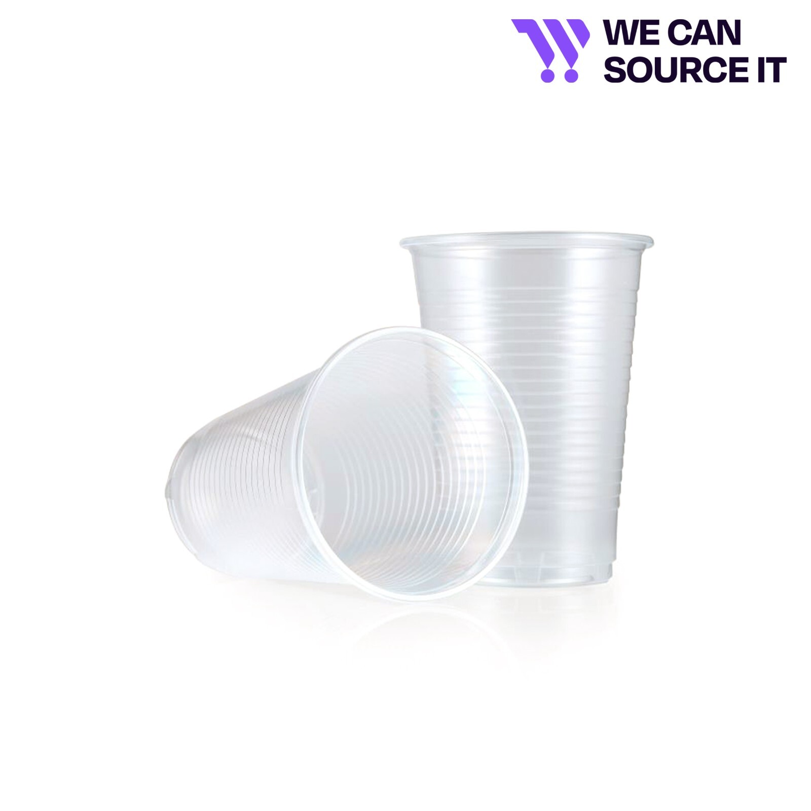 7oz Water Cups Disposable Reusable Plastic cups Clear Plastic Drinking Cups UK gallery