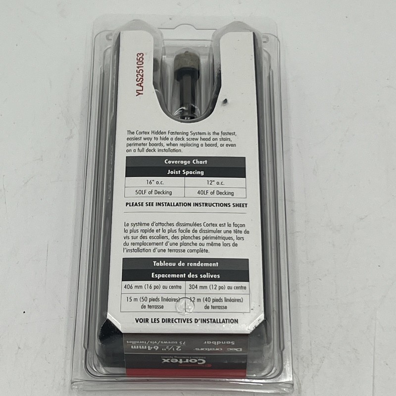 NEW!! FastenMaster Cortex 2-1/2” Screw 50 LF Hidden Fastening System - Sandbar gallery