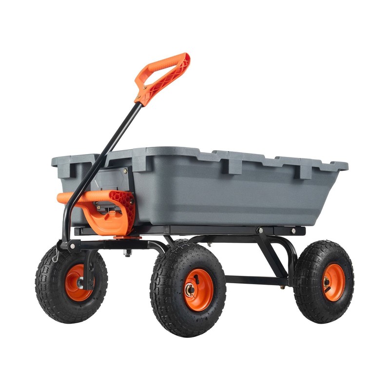 800lb Garden Poly Dump Wagon 10in Wheels gallery