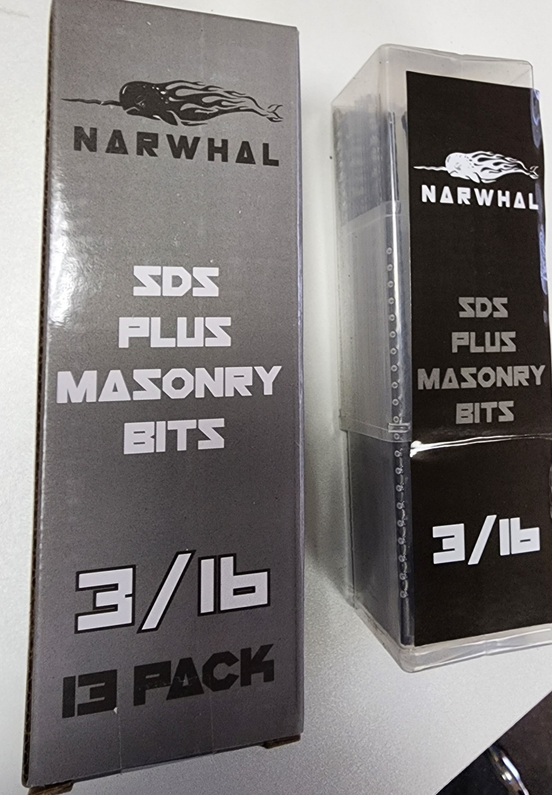 Narwal SDS Plus 3/16 Inch Masonry Drill Bits (13 Pack - Industrial Grade 6 Inch gallery