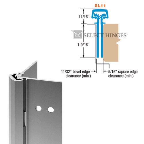 Select Hinges SL11HDEPT95DB SL11BRHD-EPTVD 95" DKBRZ HINGE gallery