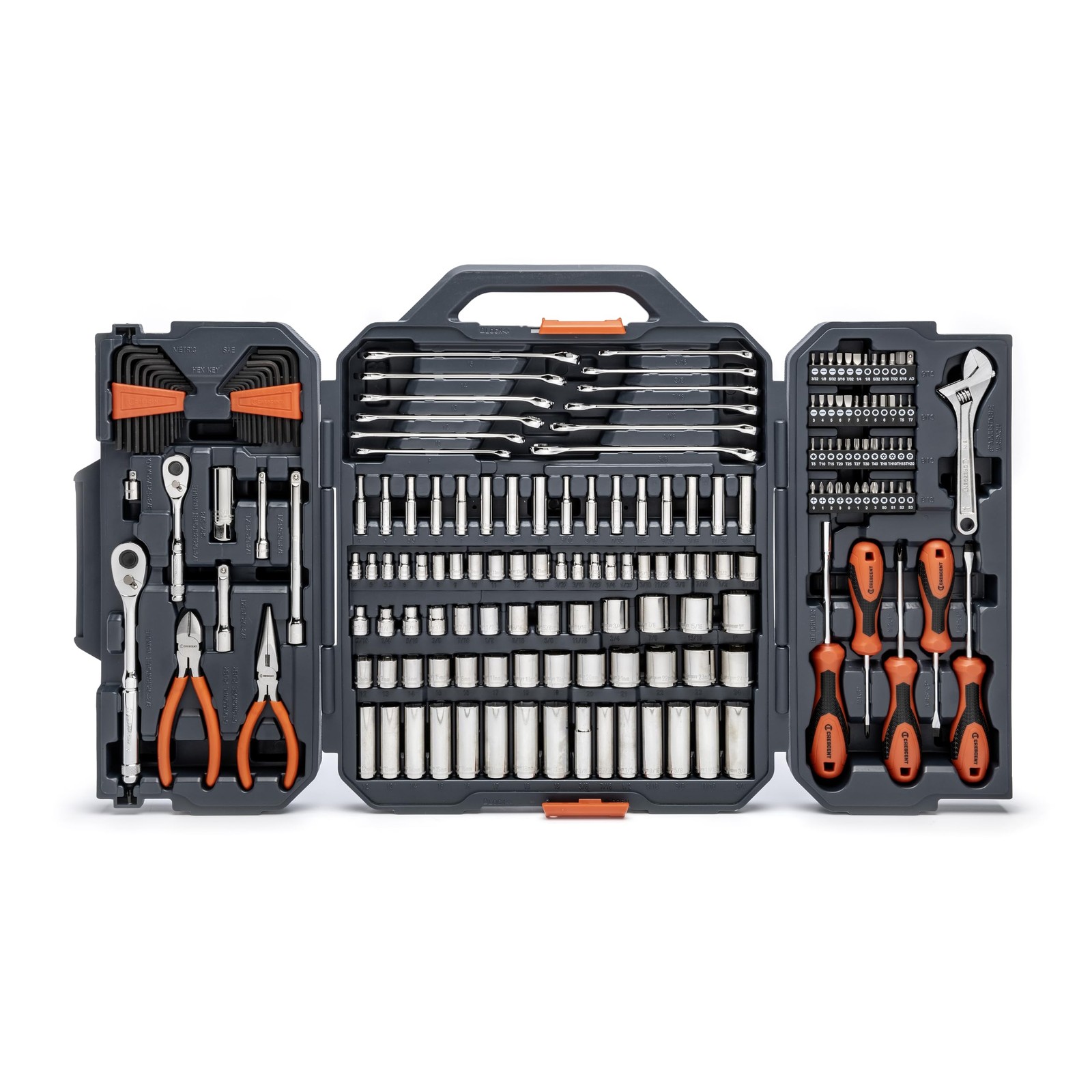 Crescent 180 Piece Professional Tool Set in Tool Storage Case - CTK180,180 Piece gallery