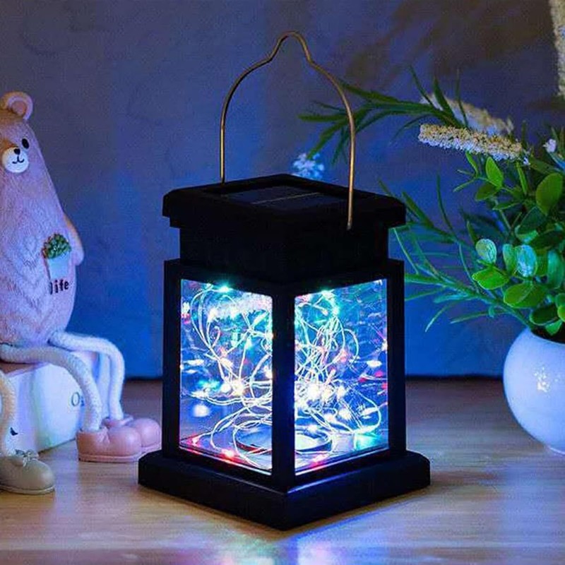 3Pack 30LED Solar Lantern Hanging Lights Yard Patio Garden Lamp Outdoor Decor US gallery