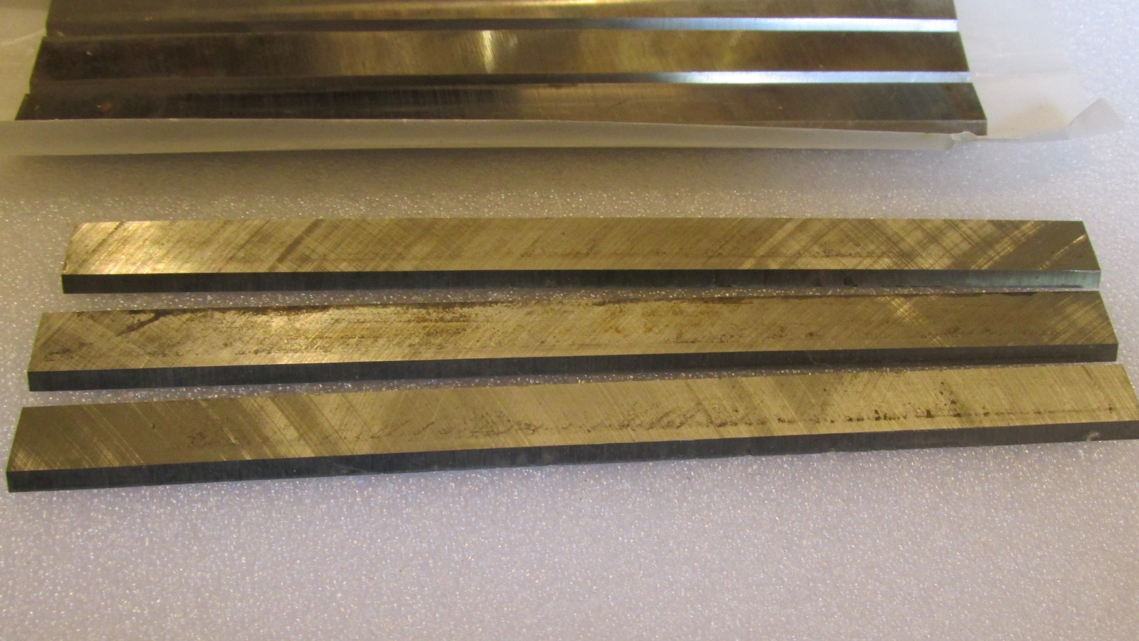 Delta 37-307. NOS three planner blades. 8" MADE IN WEST GERMANY gallery