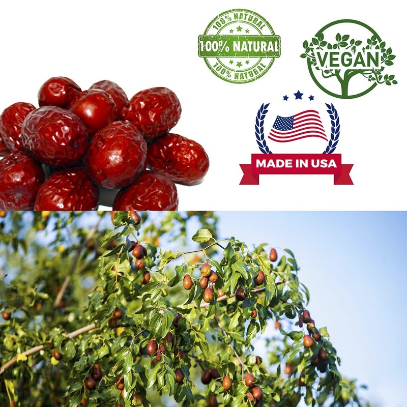 Dried Dates, High Nutrition, Red Dates, Packaged In USA, 2 LB DABC OAK LAND gallery