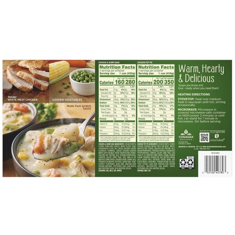 Marie Callender’s Chicken Soup 8 Pack Pot Pie Dumpling Cans Ready to Eat gallery