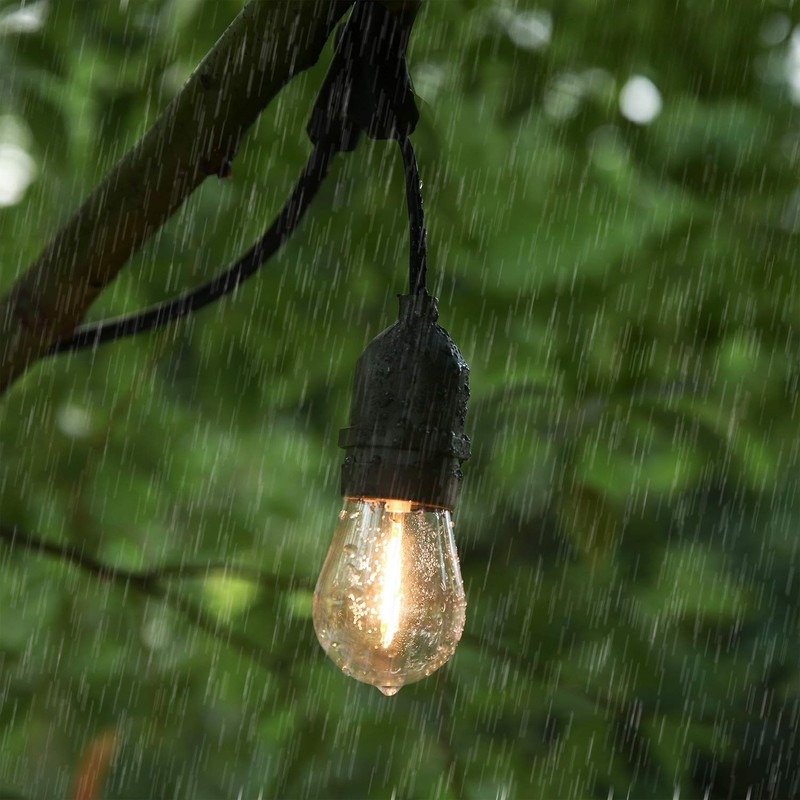 Shatterproof LED String Lights, Waterproof, Warm White 2200K, 70LM, E26 Base ... gallery