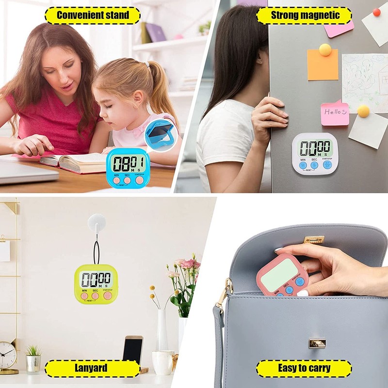 Large, Clear Digits Press any button to stop the beeping Very Easy For Use timer gallery