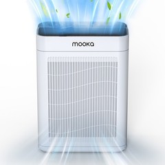 MOOKA Air Purifiers for Home Large Room Up to 2200 Sq Ft Dual Intake Air Cleaner