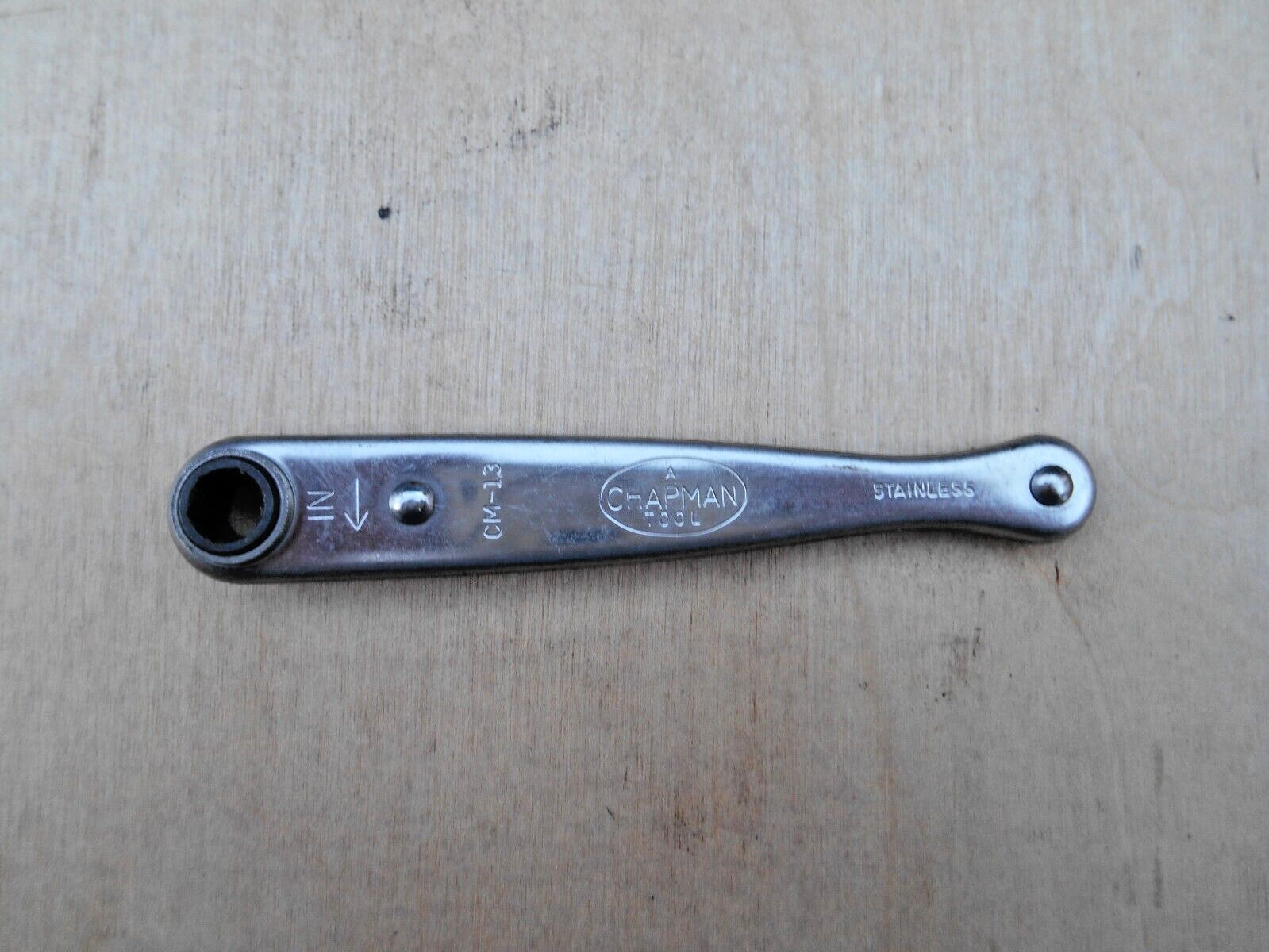 Chapman MFG CM - 13 Famous Mini 1/4" Drive Ratchet USA MADE gallery