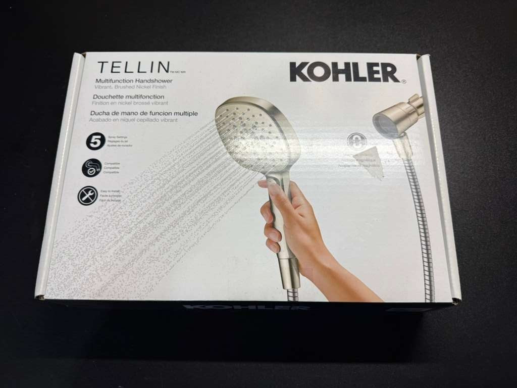 Kohler - Tellin - Multifunction Hand - Shower Head - Brushed Nickel - USED! gallery