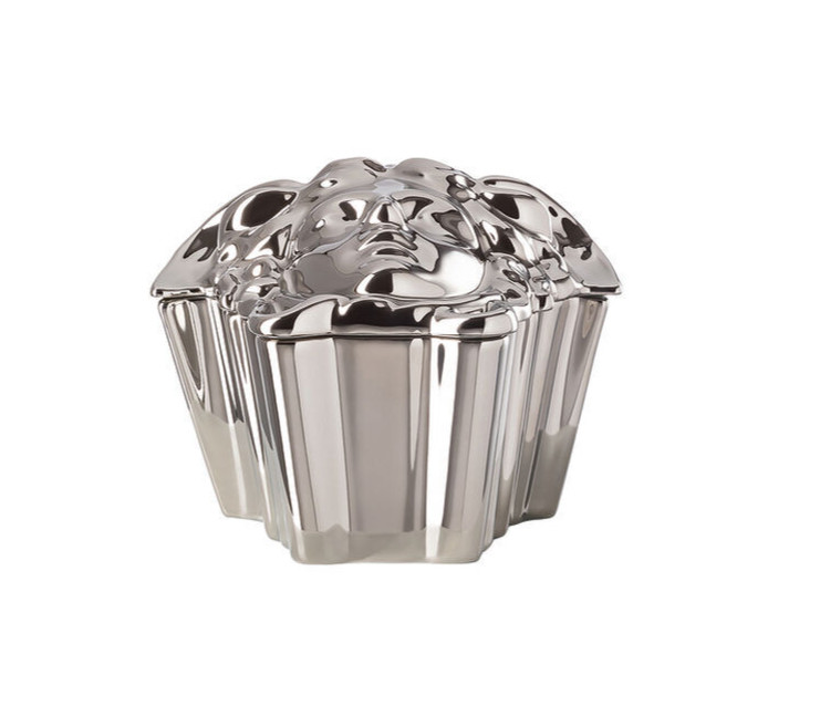 Versace Rosenthal Gypsy Silver Box (10 x 8 cm) H. 7.5 cm - Official Versace gallery