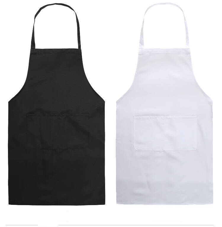 Kitchen Chef Bib Apron Cooking 2 Pockets Waterproof Butcher Catering Restaurant gallery