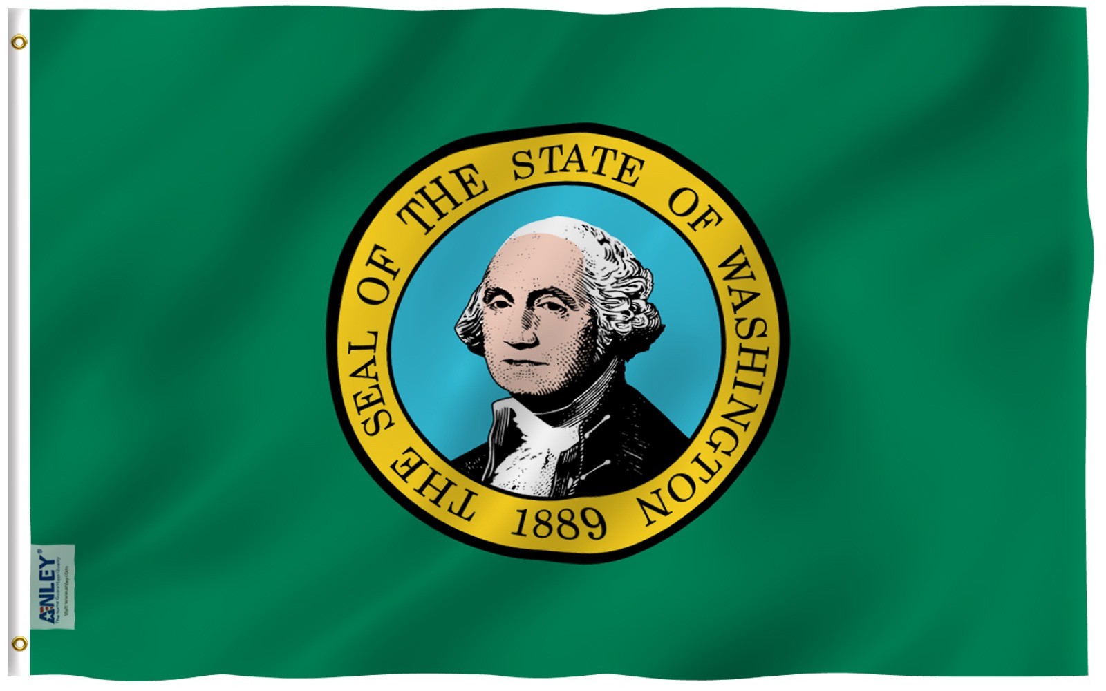 Anley Fly Breeze 3x5 Foot Washington State Flag, Washington WA Flags Polyester gallery