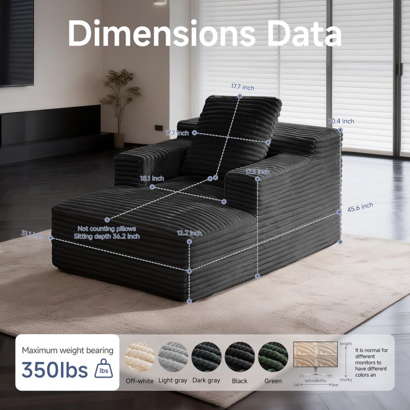 Small Chaise Lounges Compressed Modular Chaise Lounge Sofa Lazy Floor Couch gallery