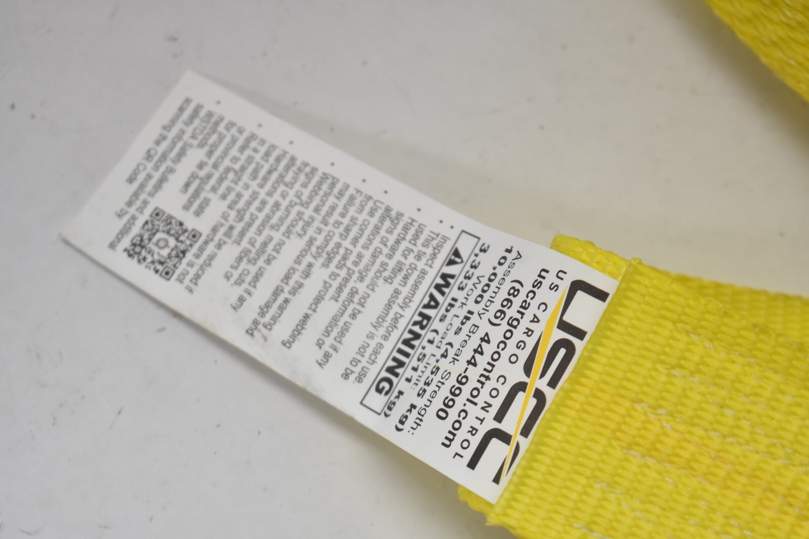 USCC US Cargo Control Ratchet Strap 2" x 12' Heavy Duty Yellow Winch Hook gallery