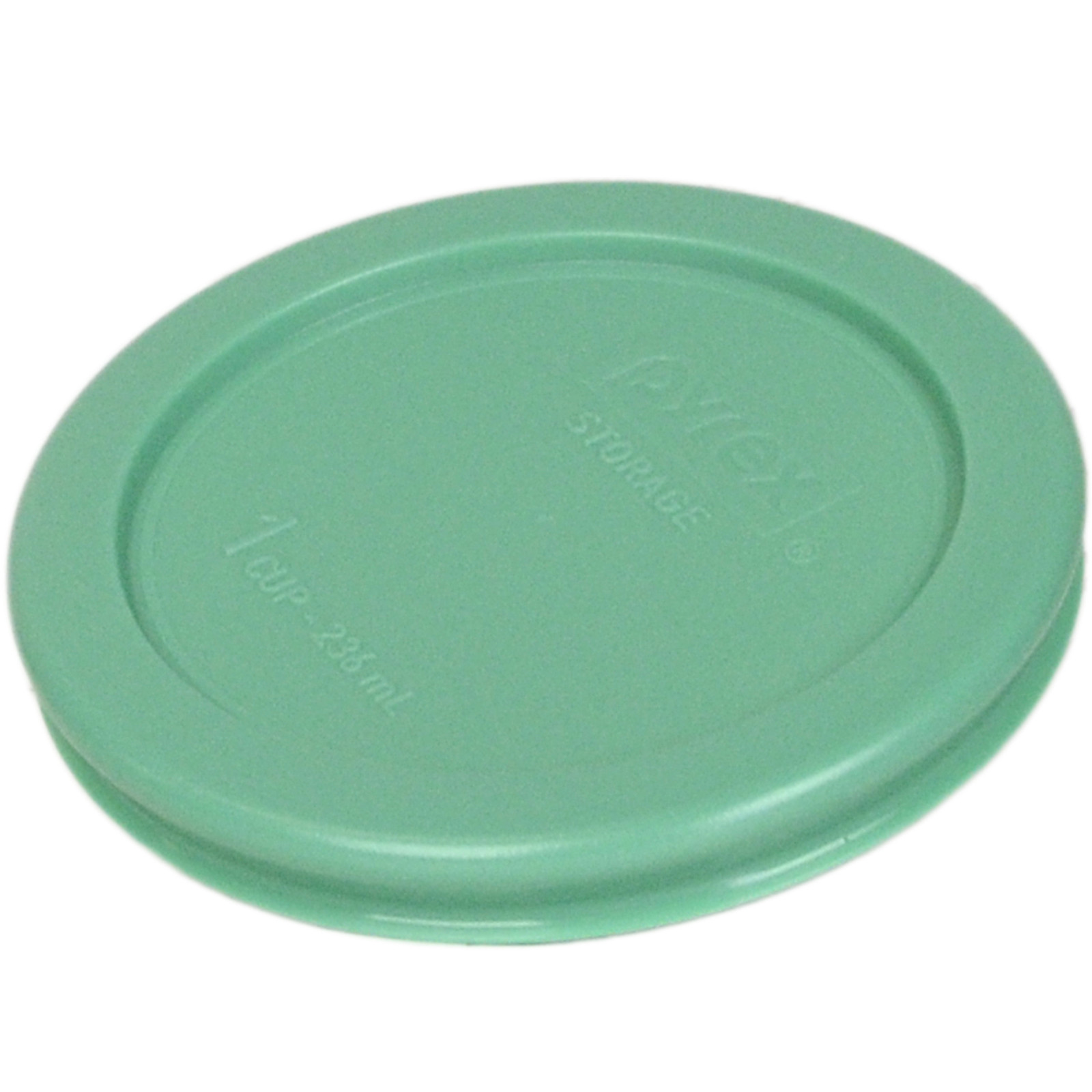 Pyrex 7202-PC 4" Round Green Replacement Lid 4 Pack For 1 Cup Glass Bowl New gallery