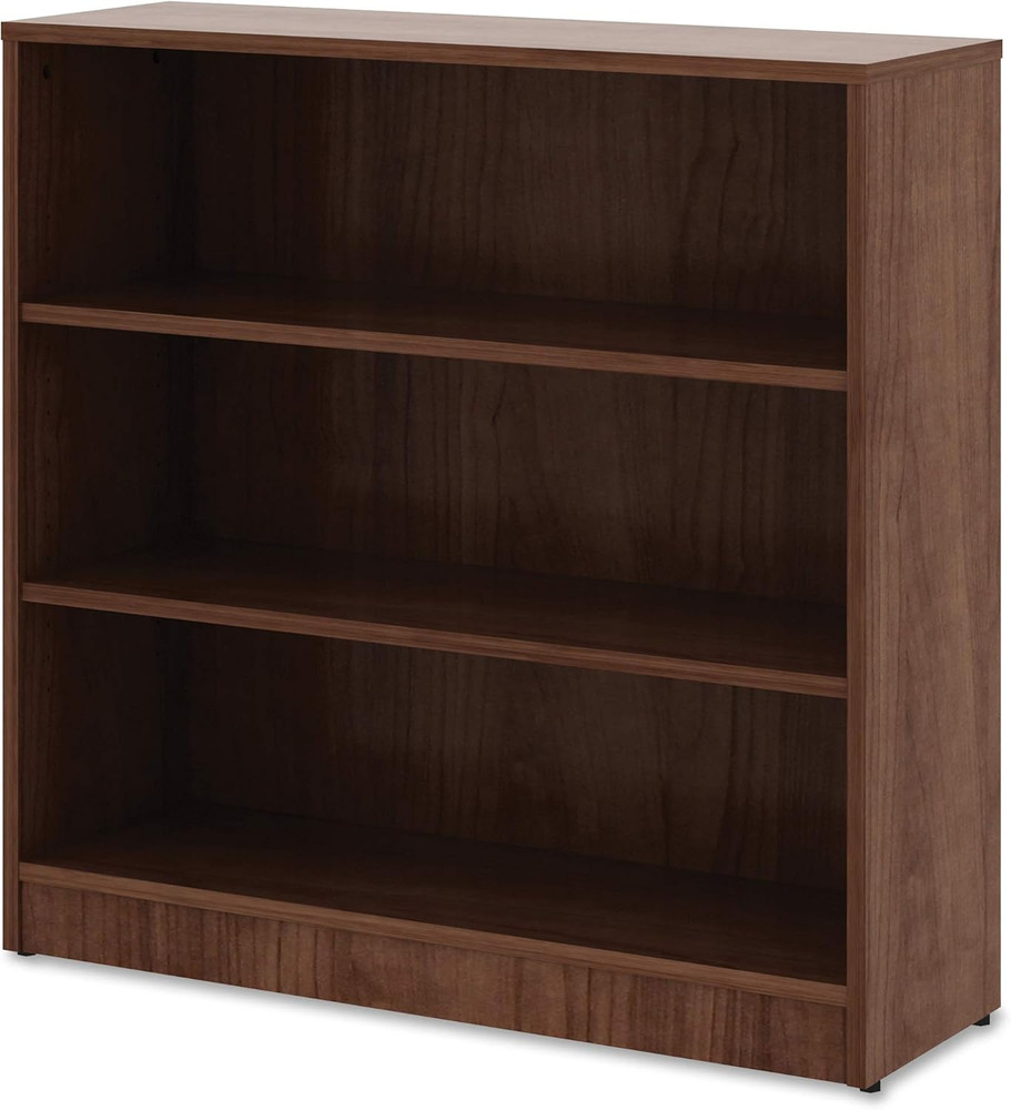 Stylish Walnut Laminate Bookcase - 36" x 36" x 12" for Home or Office
