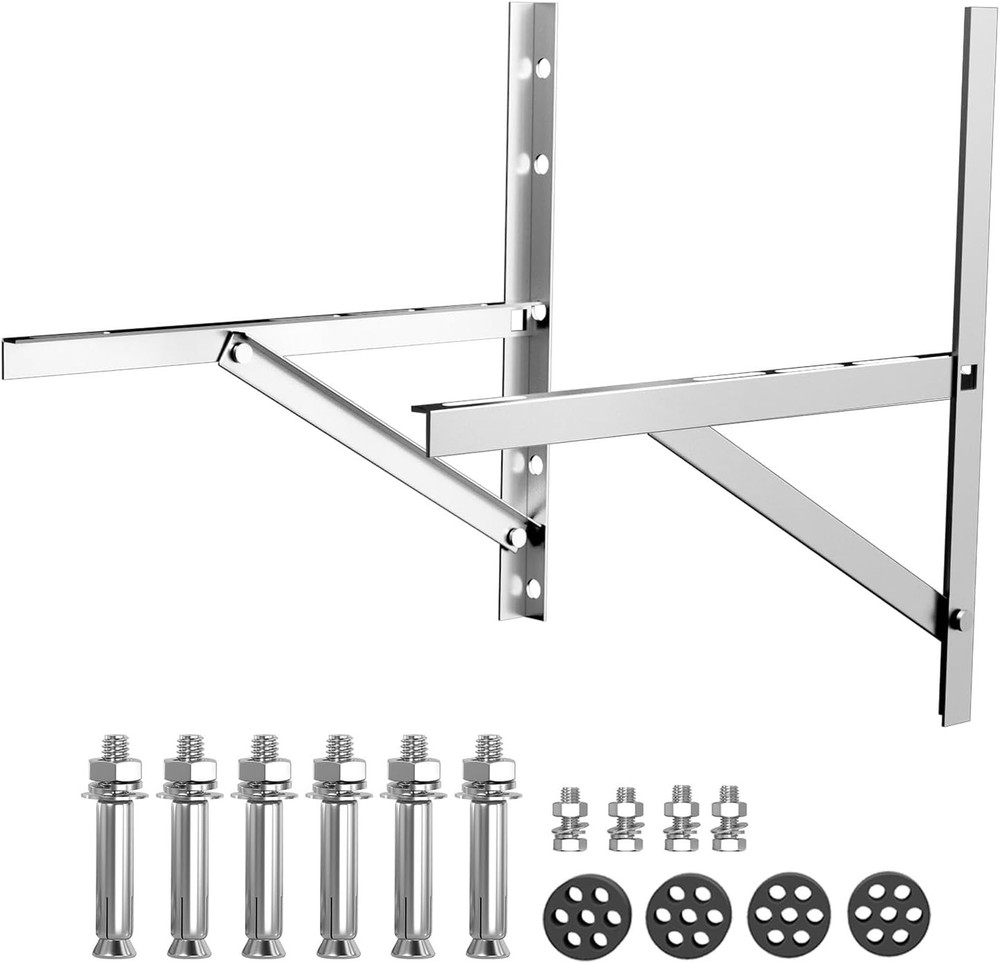 Mini Split AC Wall Mounting Bracket for 7000-12000 BTU, Heavy Duty 201 Stainless