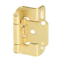 Amerock Polished Brass Partial Wrap Hinges 1/2″ Overlay Self-Closing BP7550-3